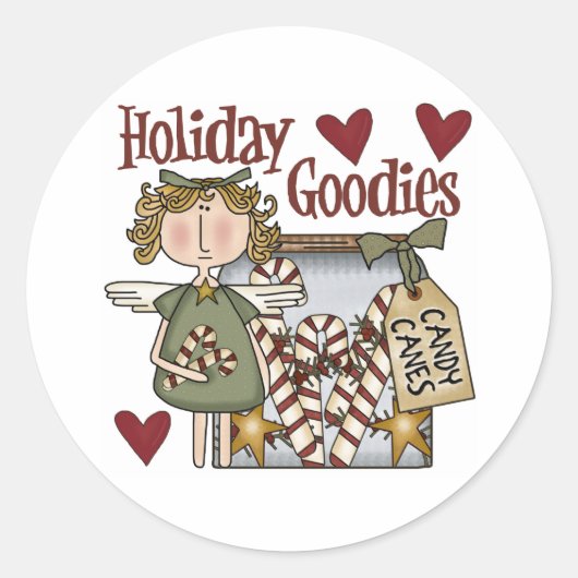 Vakantie Goodies Kerst stickers (Voorkant)