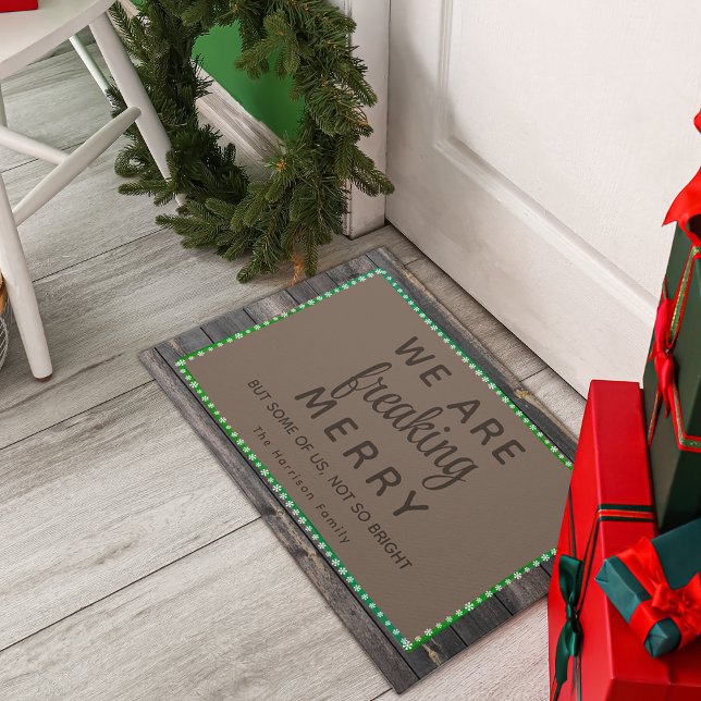 Vakantie Grappig Fun Deurmat (Holiday Funny Fun Doormat)