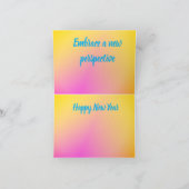 Vakantie Groet Kaart : Nieuwe Beginnings (Binnen)