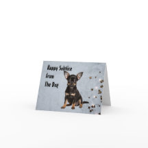 Vakantie Groet Kaart van The Dog