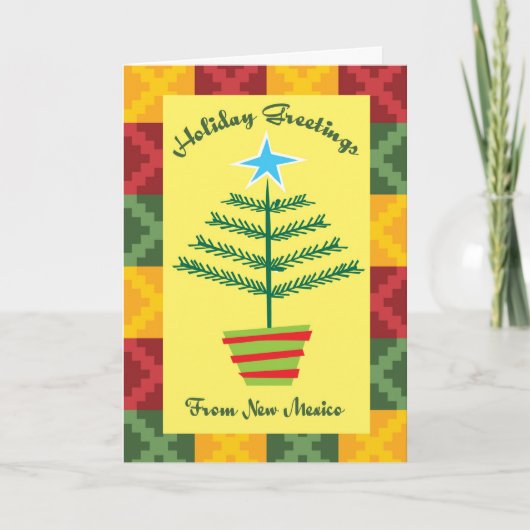 Vakantie groeten uit New Mexico Feestdagen Kaart (Voorkant)