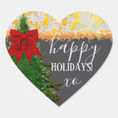 VAKANTIE HART STICKER (Voorkant)