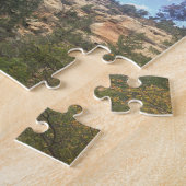 Vakantie herinneringen Foto Gift Custom Puzzle Legpuzzel (Zijkant)