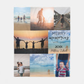 Vakantie herinneringen Kerstcadeau Fleece Deken (Voorkant)