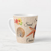 Vakantie herinneringen Latte cup Mok (Linkerhoek)