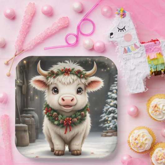 Vakantie Highland Party Borden Papieren Bordje (Feest)