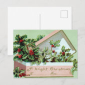  Vakantie Holly Berry Box briefkaart (Voorkant / Achterkant)