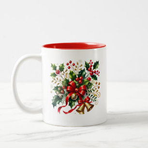 Vakantie Holly Coffee Mok