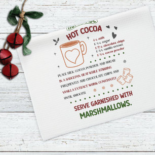Vakantie Hot Cacao Recept Kerstmis Theedoek