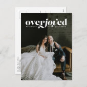 Vakantie huwelijksaankondiging briefkaart (Voorkant / Achterkant)