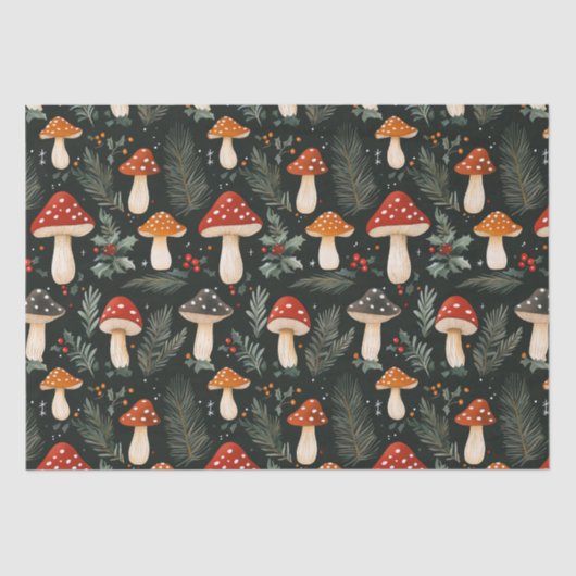 Vakantie in betoverd bos tissuepapier (Voorkant)