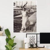 Vakantie in Cannes, jaren dertig Poster (Thuiskantoor)