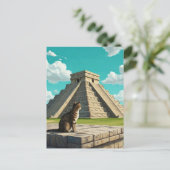 Vakantie in Chichen Itza Mexico Reizen Briefkaart (Staand voorkant)