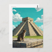 Vakantie in Chichen Itza Mexico Reizen Briefkaart (Voorkant / Achterkant)