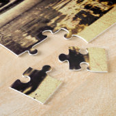 vakantie in een klassieke auto legpuzzel (Zijkant)