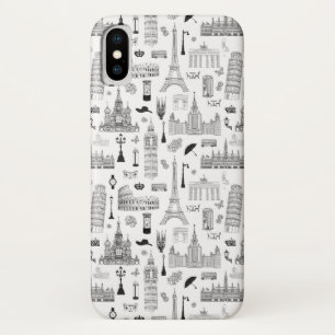 Vakantie in Europa iPhone X Hoesje