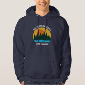 Vakantie in Gepersonaliseerd Lake Sunset Hoodie (Voorkant)