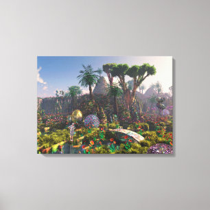 Vakantie in het Paradijs - door Jurgen Ziewe Canvas Afdruk