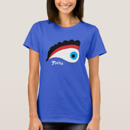Vakantie in Malta Vist boot Eye of Protection T-shirt