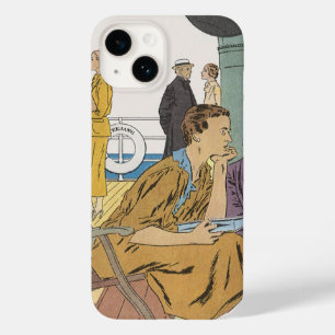 Vakantie in stijl, passagiers cruiseschip op het d Case-Mate iPhone 14 hoesje