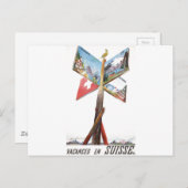  vakantie in Zwitserland Briefkaart (Voorkant / Achterkant)