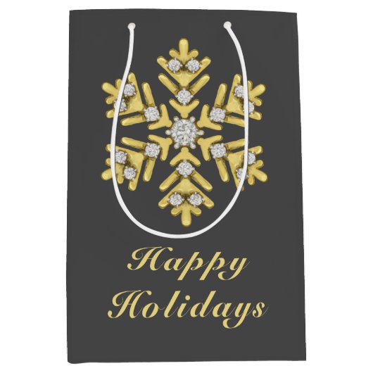 vakantie juweel illustratie medium cadeauzakje (Voorkant)