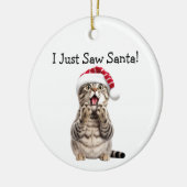 Vakantie Kat Antics Kat Ornament (Links)