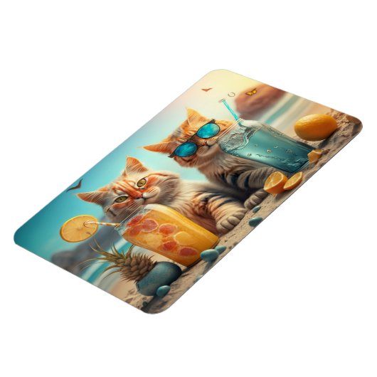 Vakantie Katten Magneet (Linkerzijde)