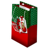 Vakantie Kerst Beer Klein Cadeauzakje (Achterkant Gekanteld)