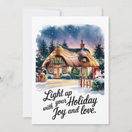 Vakantie - Kerst Kaart