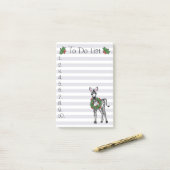 Vakantie Kerst Zebra Te doen lijst Post-it® Notes (Op bureau)