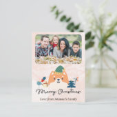 Vakantie Kerstmis aanpassen afbeelding Briefkaart (Staand voorkant)