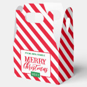 Vakantie/Kerstmis Candy Cane Stripe Gift/Favor Box Bedankdoosjes (Geopend)