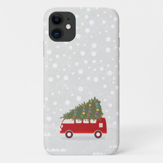 Vakantie Kerstmis iPhone Case (Achterkant)