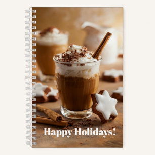 Vakantie Kerstmis Koffie en Koekje Notitieboek