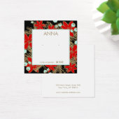 Vakantie, kerstmis met visitekaartje (Bureau)