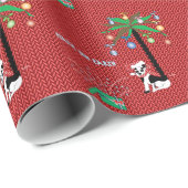 Vakantie Kerstmis VREDE OP AARDE Cadeaupapier (Rol Hoek)