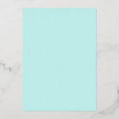 Vakantie kerstpalmboomfeest folie feestdagenkaart (Achterkant)