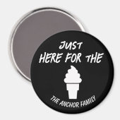 Vakantie Kinder deur  deur Funny Soft Serve Magneet (Voorkant / Achterkant)