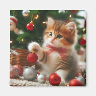 Vakantie kitten magneet