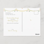 Vakantie Klassiek Briefkaart (Achterkant)