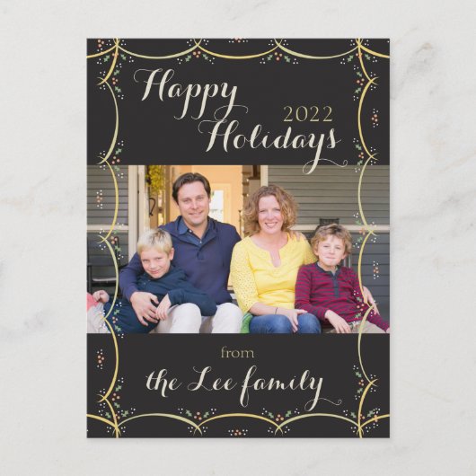 Vakantie Klassiek Briefkaart (Voorkant)