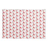 Vakantie Kussensloop-rode kardinaal Kussensloop (Achterkant)