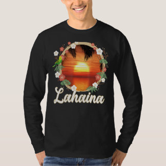 vakantie Lahaina Maui tropische zonneboe T-shirt