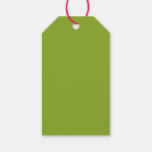 Vakantie lelijke trui, gepersonaliseerde kerst cadeaulabel (Achterkant)