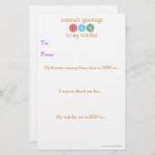 Vakantie leraar (Voorkant / Achterkant)