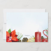 Vakantie Lijst Open House Uitnodiging (Achterkant)