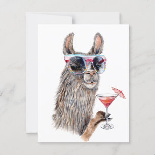 Vakantie Llama Kaart