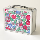 Vakantie Magic Kerstboom Lunch Box (Achterkant)