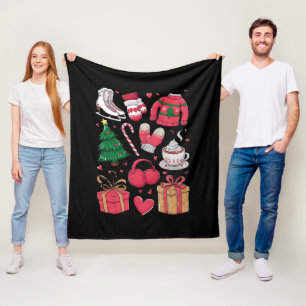 Vakantie Meisjes Schattige Kostuum Funny Christmas Fleece Deken
